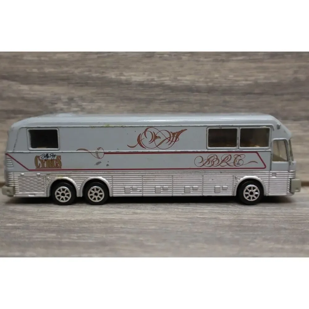 Vintage Billy Ray Cyrus Some Gave All 1993 Tour Bus Gray Red Eagle Coach